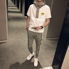 2020夏装新风尚 卡其工装套装，演绎简约干练的都市潮流