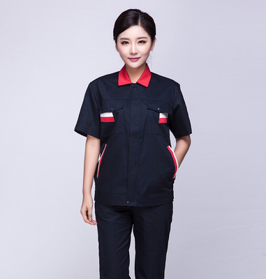 定做长袖工作服厂服春秋套装 供应汽修劳保服工程服刺绣厂家批发图片_高清图_细节图